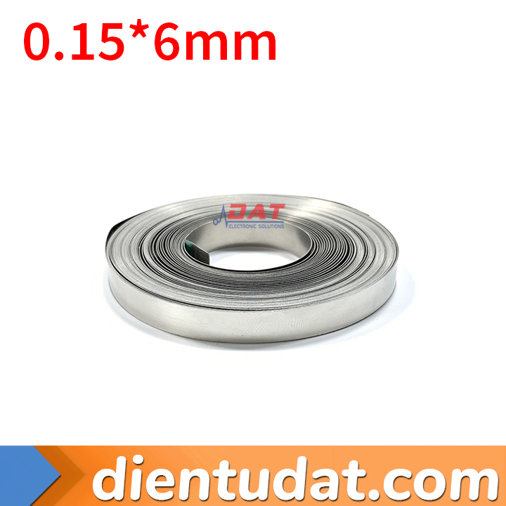 Kẽm Hàn Cell Pin 0.15*6mm - 10 Mét