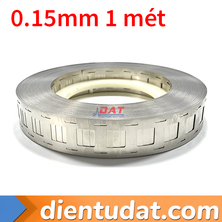 Kẽm Hàn Cell Pin Đôi 0.15mm - 1 Mét