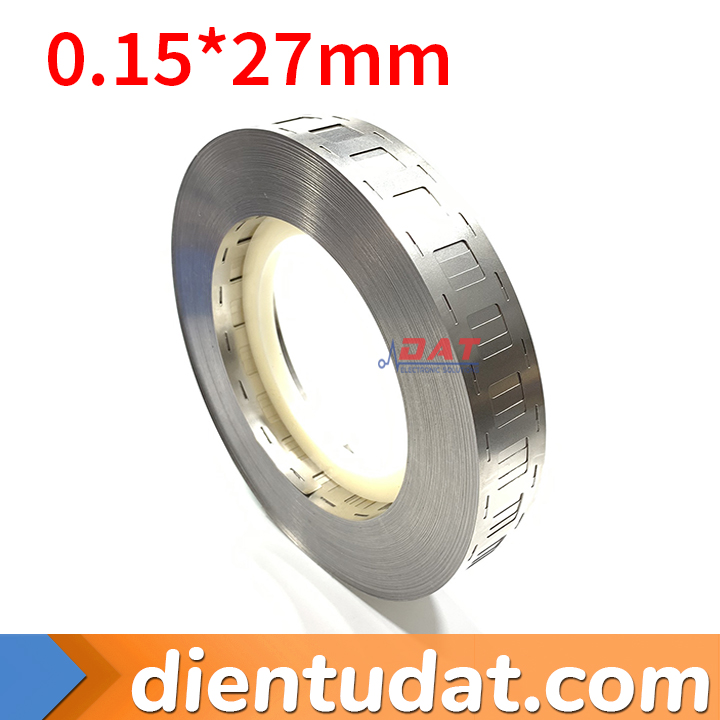 Kẽm Hàn Cell Pin Đôi 0.15mm - 1 Mét