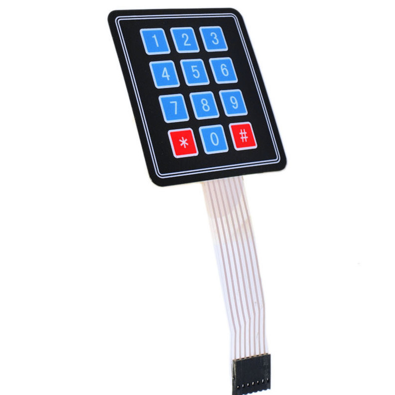 KEYPAD 3x4 BLACK