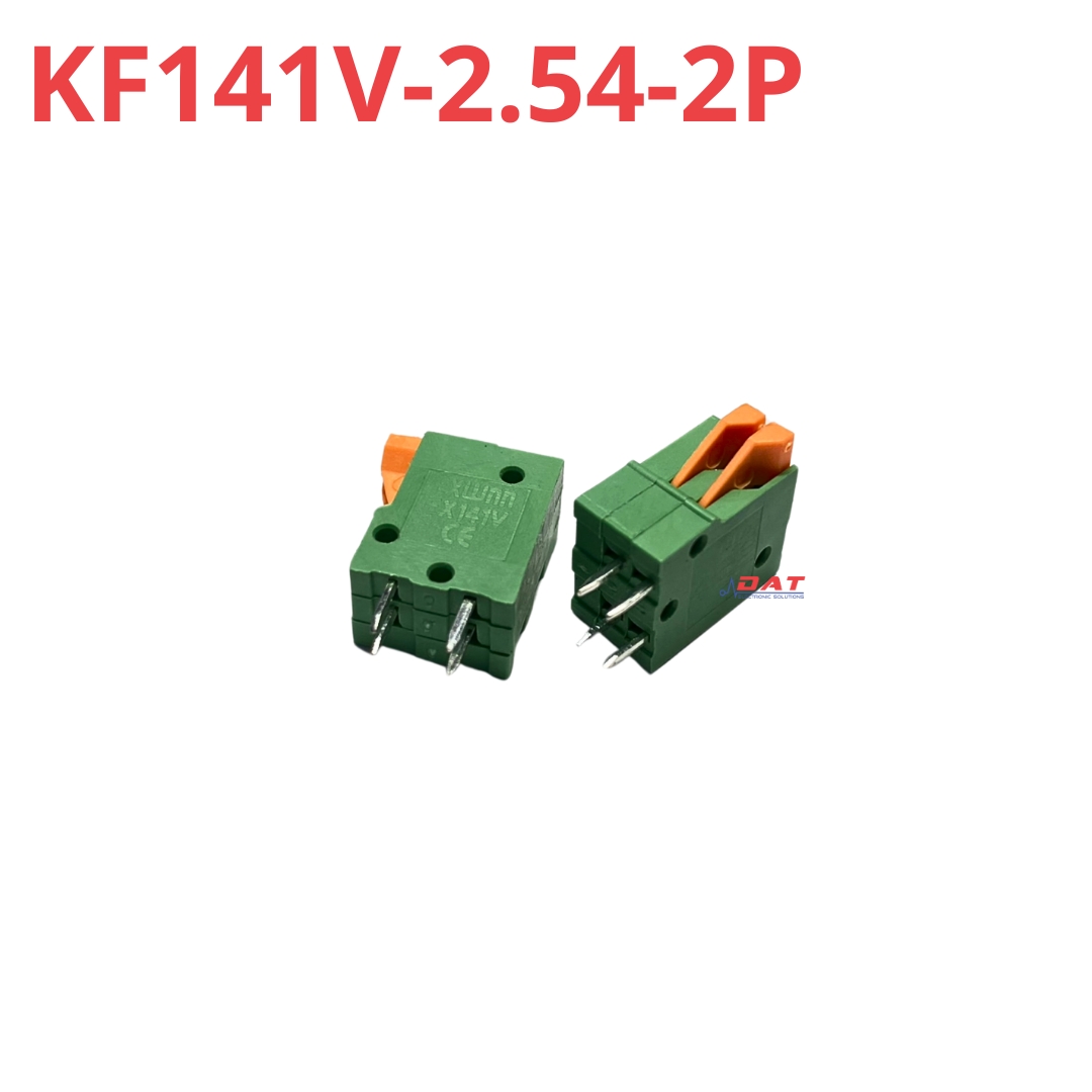KF141V-2.54-2P Terminal Block 2 Tiếp Điểm Chân Hàn Thẳng Đứng