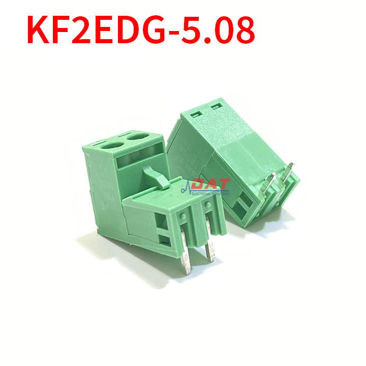 KF2EDG-5.08- 2P Đầu Nối Connector Hàn PCB X Chân Cong 5.08mm