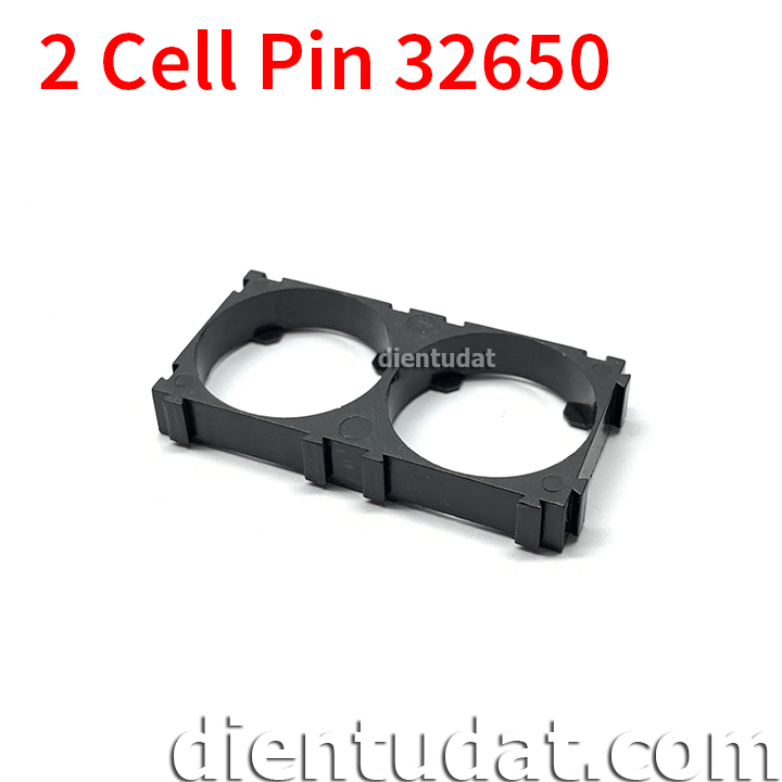 Khung Đế Ghép Cell Pin 32650 - 2 Cell | Điện Tử DAT