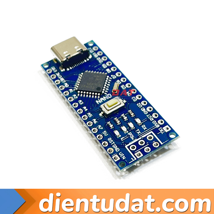 Arduino Module Mạch In Mạch Arduino Nano V3.0 ATMEGA328P Type-C | Điện Tử DAT