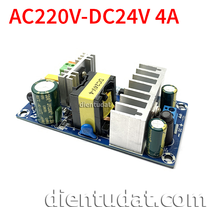 Mạch Chuyển Đổi Nguồn 220VAC - 24VDC - 4A