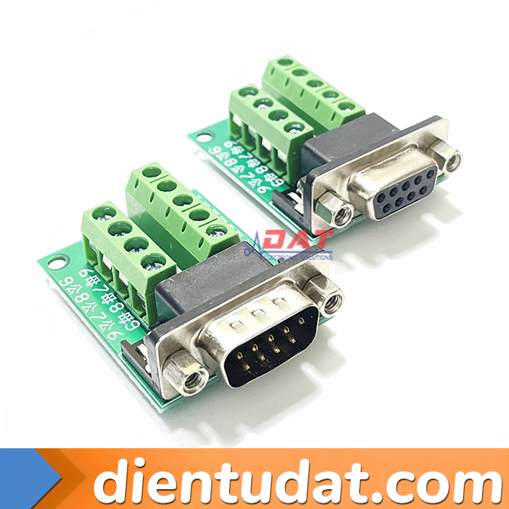 Mạch Giao Tiếp DB9 RS232 Ra Chân Domino