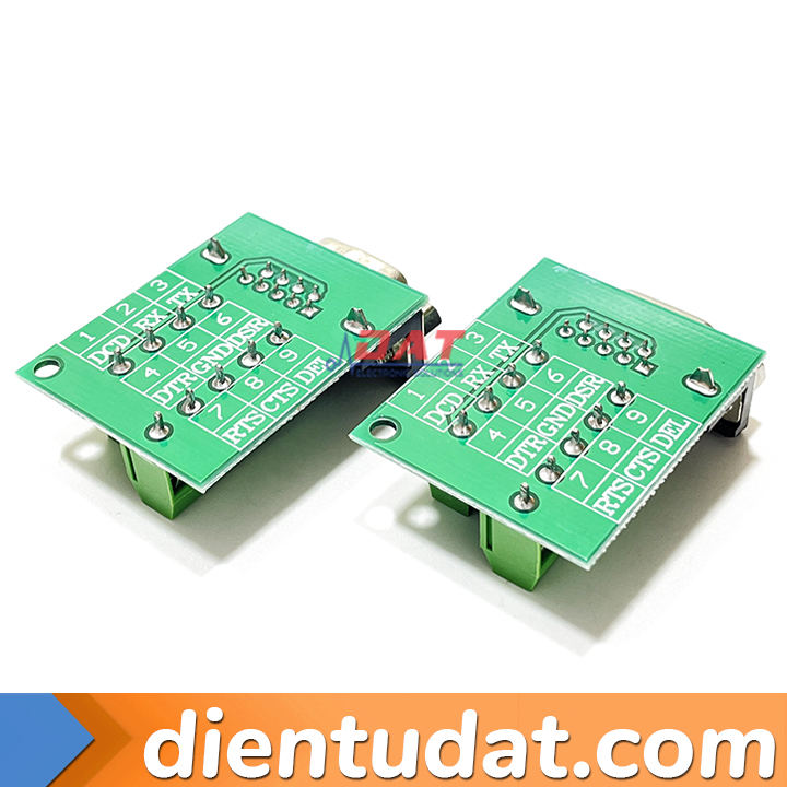 Mạch Giao Tiếp DB9 RS232 Ra Chân Domino