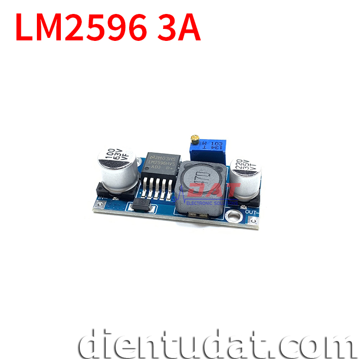 Mạch Hạ Áp DC 3A LM2596HVS Đầu Vào 4V-50V