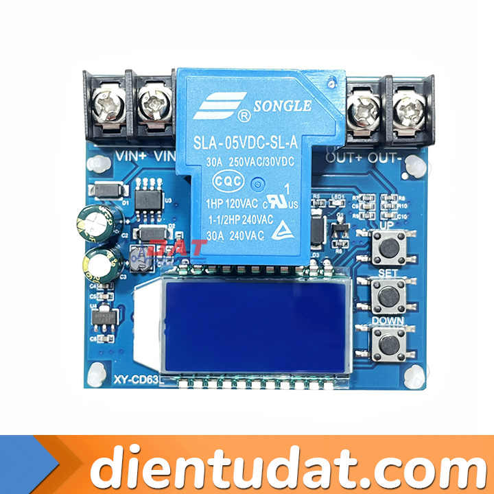 Mạch Quản Lý Đóng Ngắt Sạc - Bảo Vệ Xả Ắc Quy - Pin Lithium 6-60V 30A