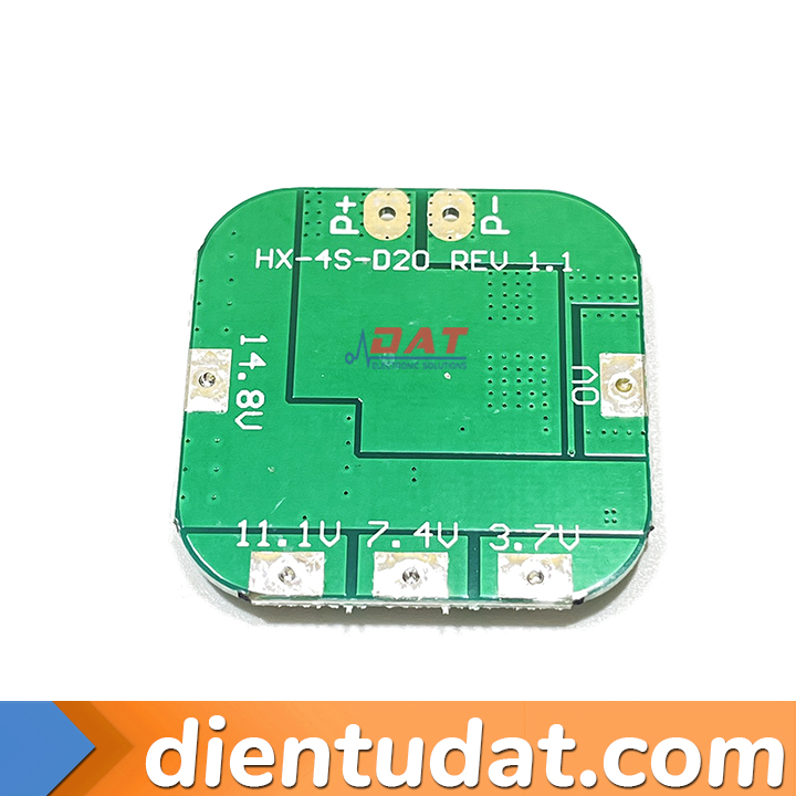 Mạch Sạc Bảo Vệ 4 Cell Pin 18650 20A HX-4S-D20