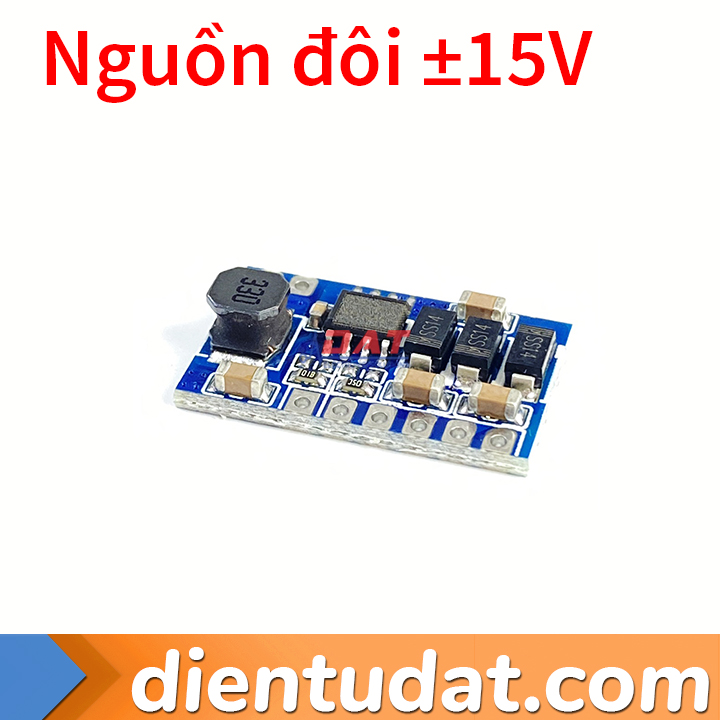 Mạch Tạo Nguồn Đôi ±15V Từ Nguồn 3~13VDC - 3W