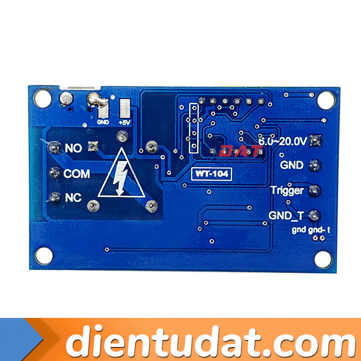 Mạch Tạo Trễ Theo Chu Kì Đóng Ngắt Relay 0 Giây - 99 Giờ WT104