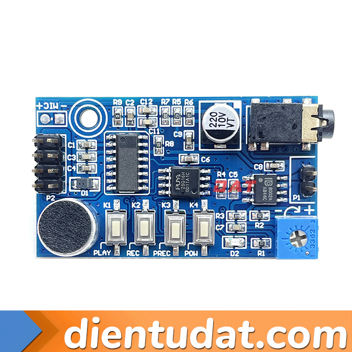 Mạch Thu Âm Ghi Phát Âm Thanh 4 Phút