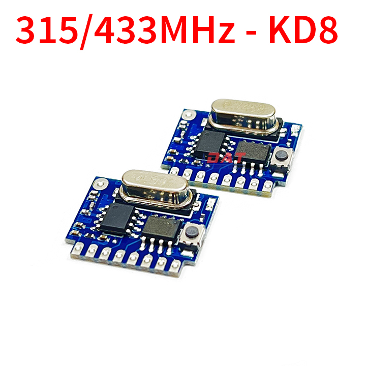 Mạch Thu RF 4 Kênh Học Lệnh 315MHz 433MHz DRX1K KD8