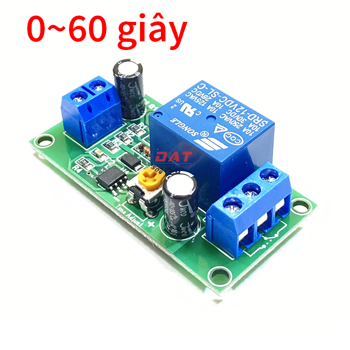 Mạch Trễ Ngắt Relay 0~60 Giây WT-117