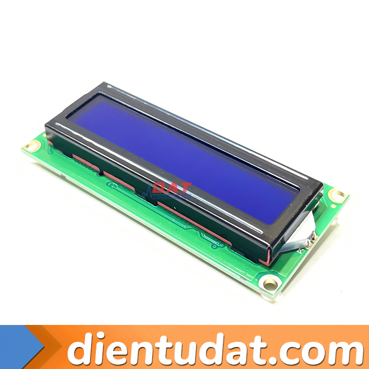 Led 2ic Màn Hình LCD 16*02 1602 Tích Hợp I2C Màu Xanh Dương | Điện Tử DAT