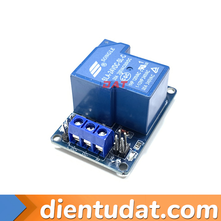 Module 1 Relay 30A - 24V Kích High/Low HTC