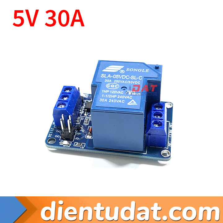 Module 1 Relay 30A - 5V Kích High/Low HTC