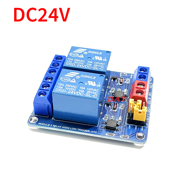 Hw279 Relay Module Module 2 Relay 24V Kích High/Low HTC | Điện Tử DAT