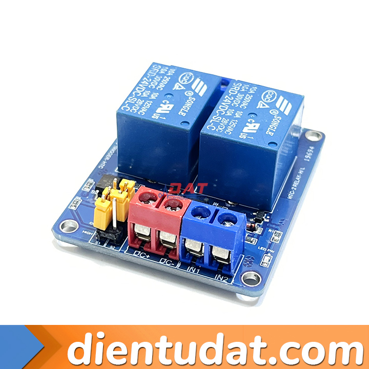 Module 2 Relay 24V Kích High/Low HTC