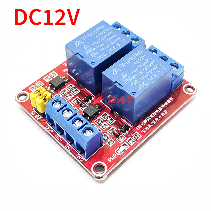 Module 2 Relay Kích High/Low 12VDC