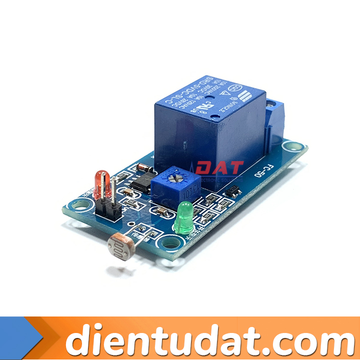 Module Cảm Biến Ánh Sáng Đóng Ngắt Relay 12VDC | Điện Tử DAT