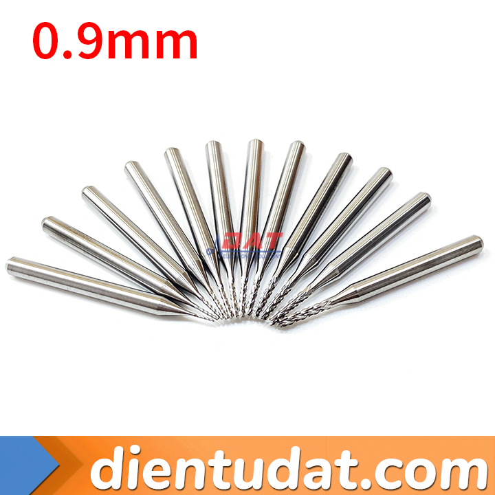Mũi Phay PCB Thép Vonfram 3.175mm - 0.5mm 0.6mm 0.7mm 0.8mm 0.9mm 1.0mm 1.1mm 1.2mm 1.3mm 1.4mm 1.5mm 1.6mm