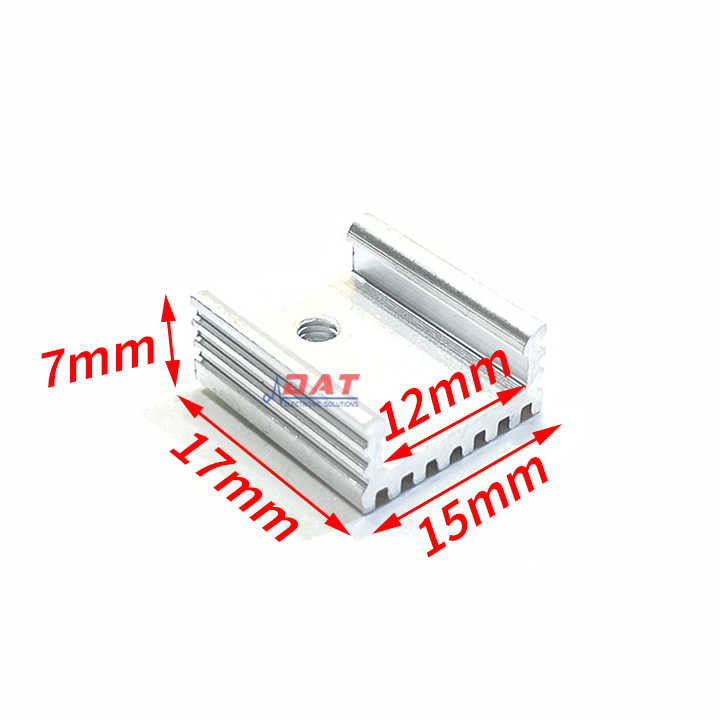 Nhôm Tản Nhiệt 17*15*7mm