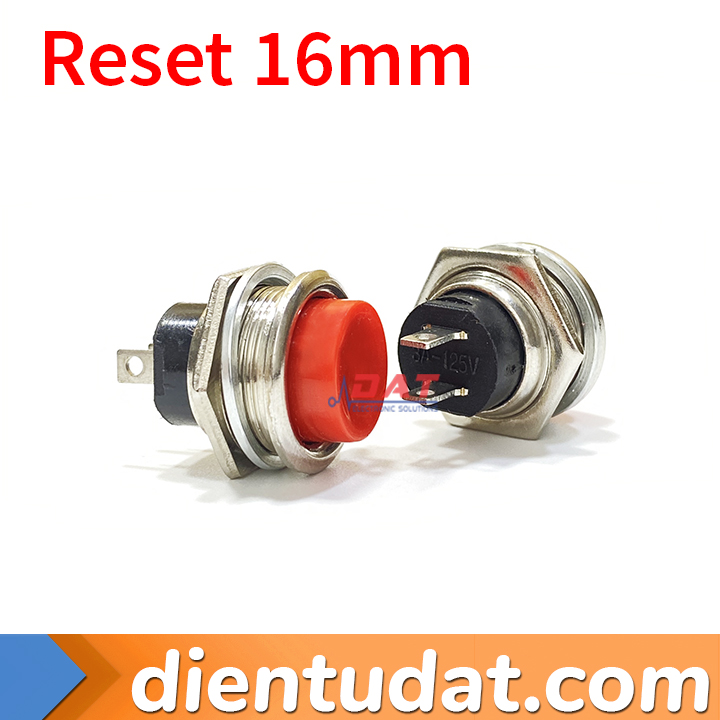 Nút nhấn Reset Tự Nhả 16mm DS-212