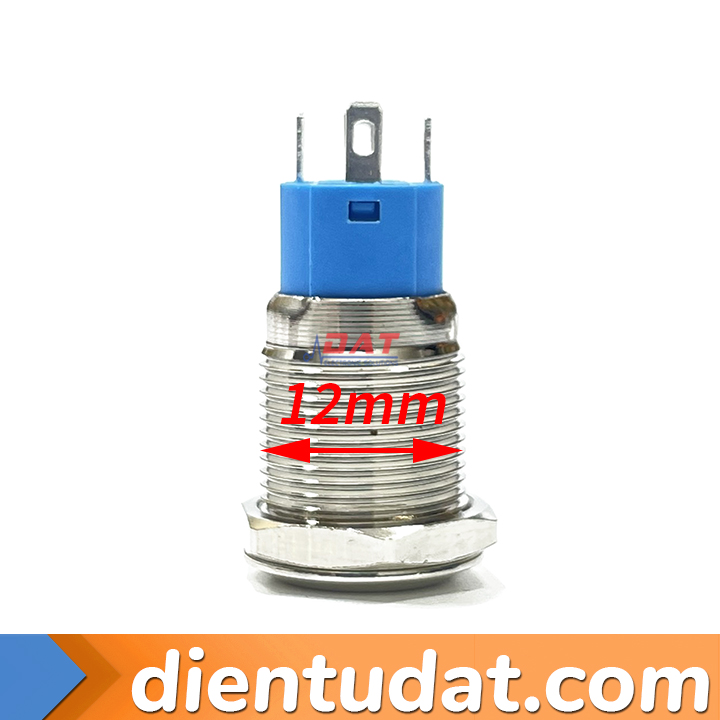 Nút Nhấn Tự Khóa ON OFF 12mm Vòng Đèn Biểu Tượng Nguồn - Xanh dương ...