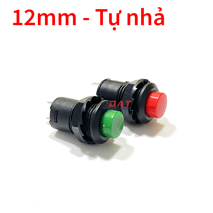 Nút Nhấn Tự Nhả 12mm 250V 3A DS-425A