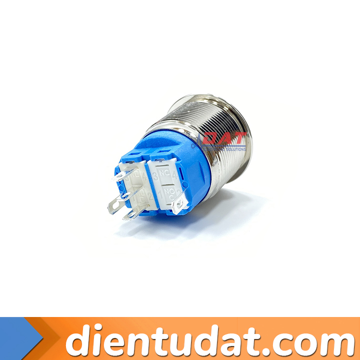 Nút Nhấn Vòng Đèn Tự Khóa 22mm 12V 24V - Biểu Tượng Nguồn