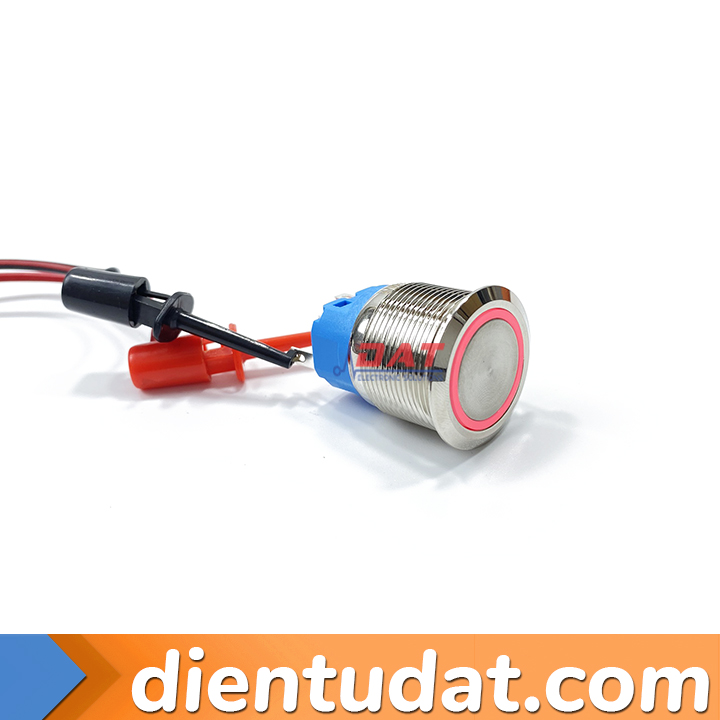 Nút Nhấn Vòng Đèn Tự Nhả 22mm 12V 24V
