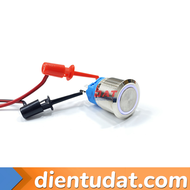 Nút Nhấn Vòng Đèn Tự Nhả 22mm 12V 24V