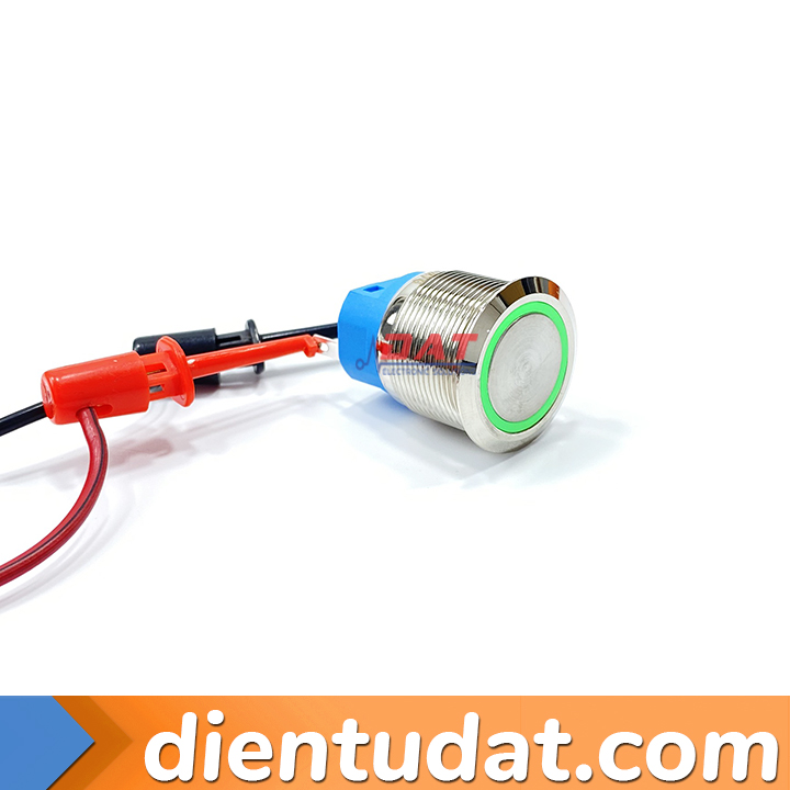 Nút Nhấn Vòng Đèn Tự Nhả 22mm 12V 24V