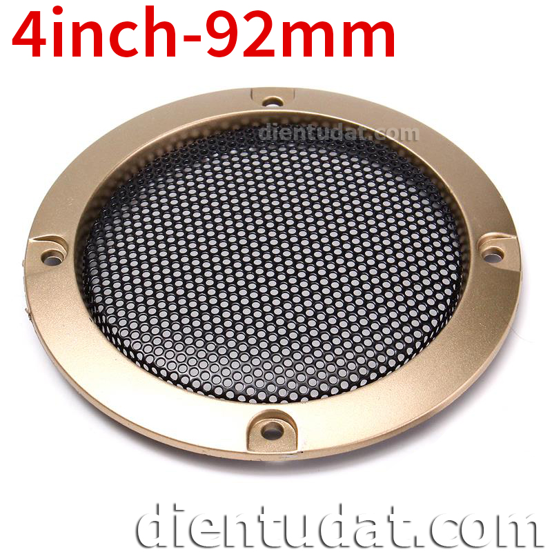 Khung Lưới Bảo Vệ Loa Vàng 92mm - 4inch