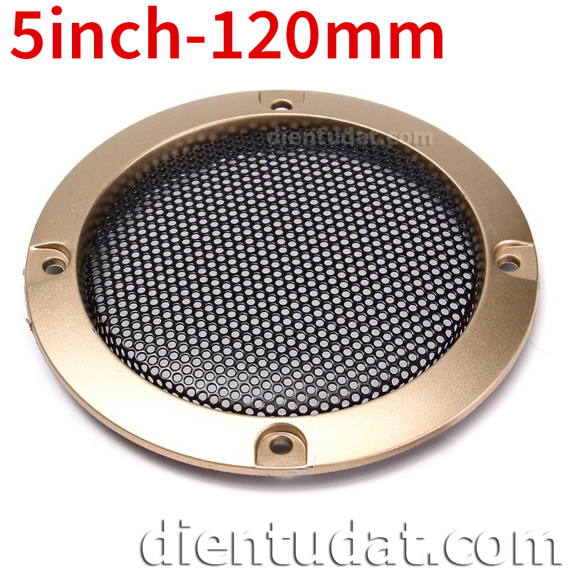 Khung Lưới Bảo Vệ Loa Vàng 120mm - 5inch
