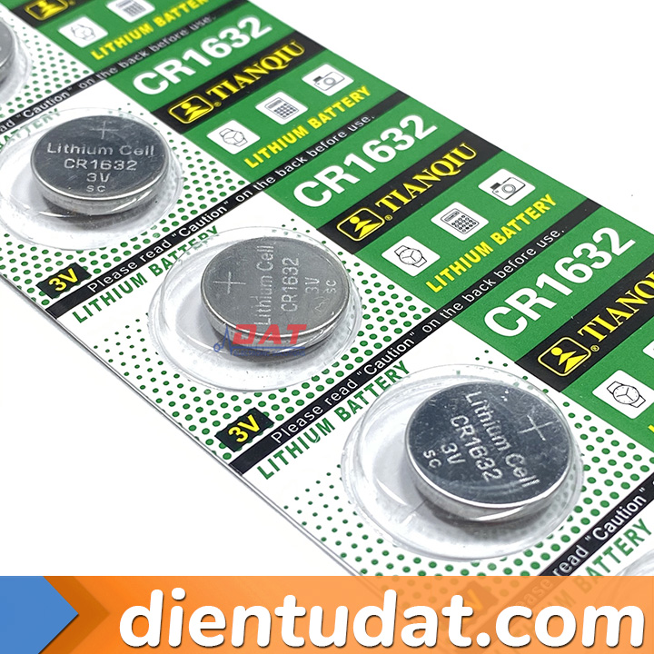 Pin Cúc Áo CR1632 3V