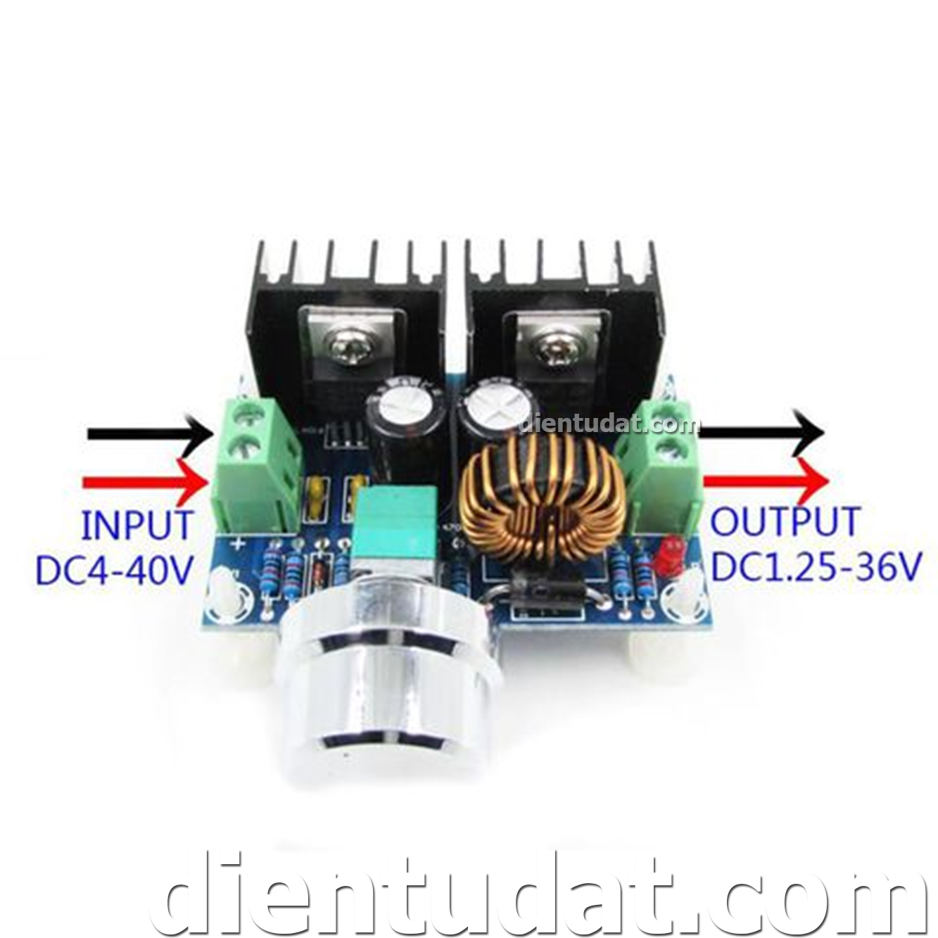 Mạch Hạ Áp DC-DC 4-40V 8A XL4016