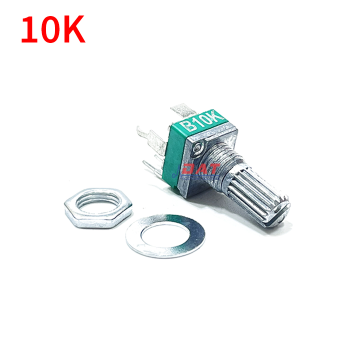 R097 Chiết Áp Đơn Trục Đứng 10K