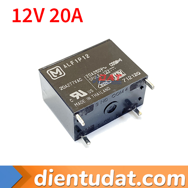 Relay 12VDC 20A 4 Chân ALF1P12