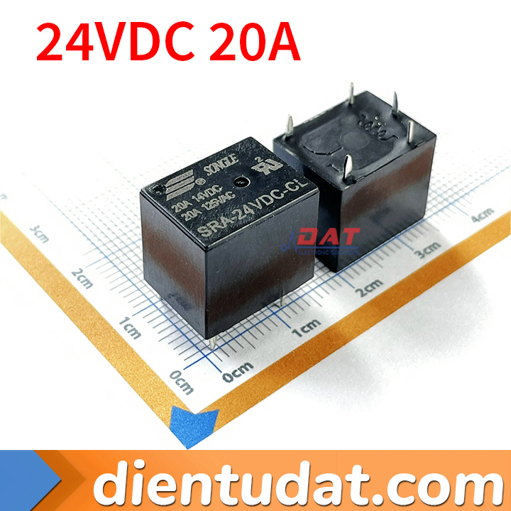 Relay 24VDC 20A 5 Chân SRA-24VDC-CL