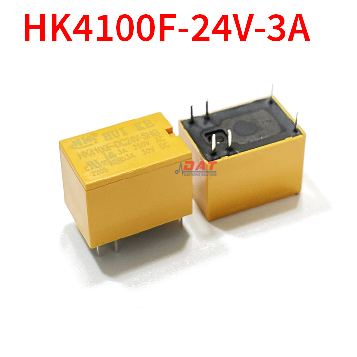 Relay 6 Chân 24V 3A HK4100F-DC24V-SHG