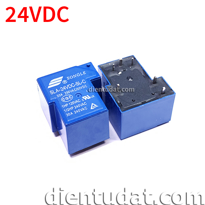 Relay 24VDC 30A 6 CHÂN SLA-24VDC-SL-C