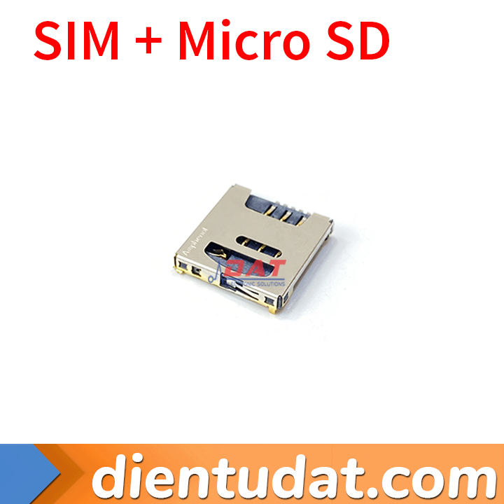 SOCKET SIM + MICRO SD | Điện Tử DAT