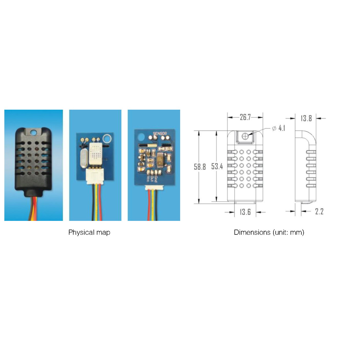 Cảm Biến Nhiệt Độ Và Độ Ẩm - DHT21/AM2301