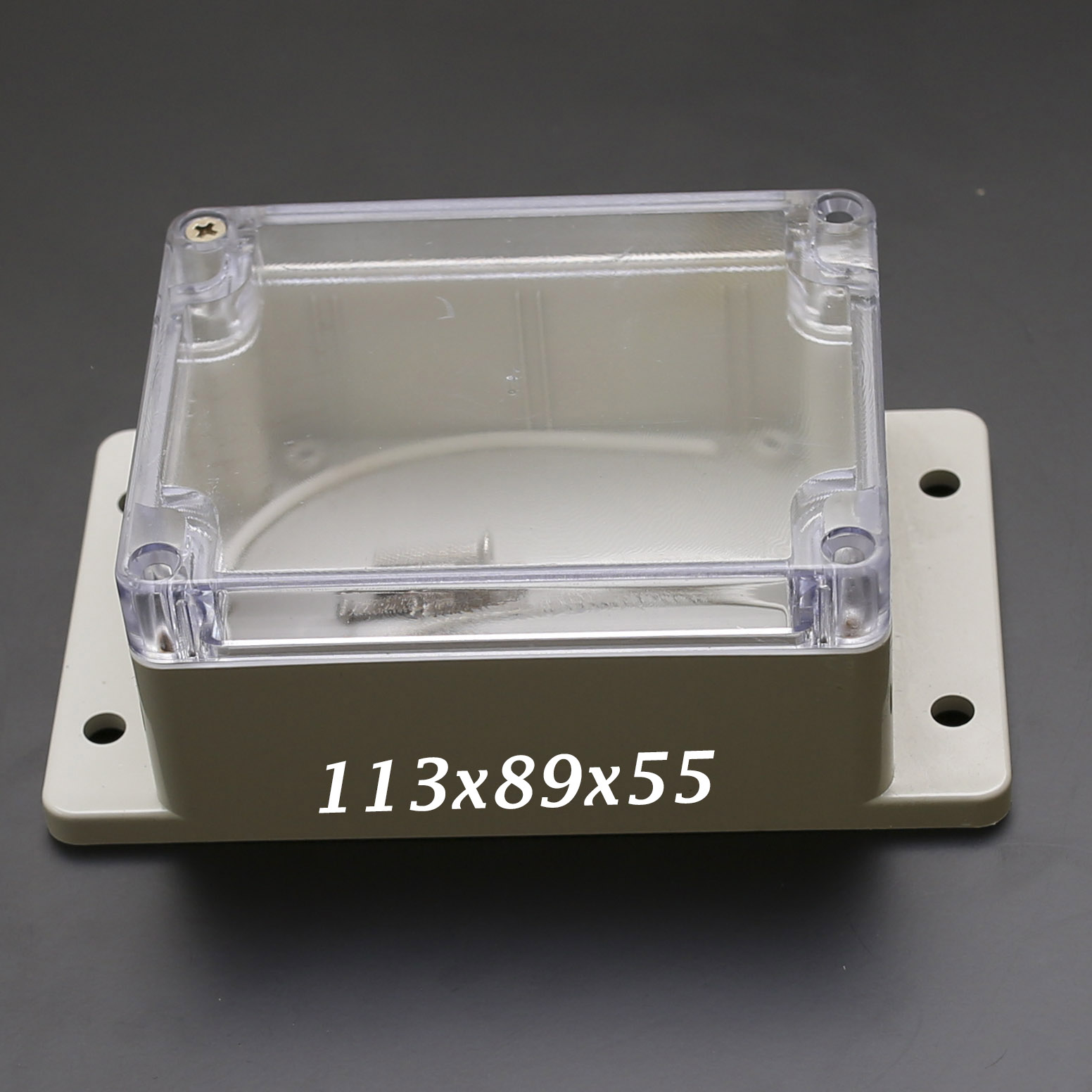 Hộp Nhựa Chống Nước Nắp Trong 115*90*55mm KW-55