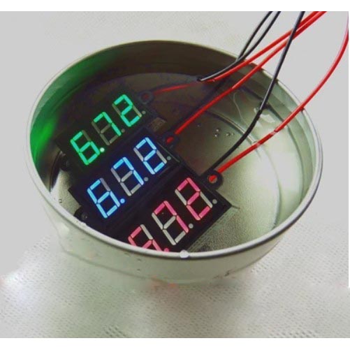 Đồng Hồ Đo Áp DC Chống Nước - Đỏ