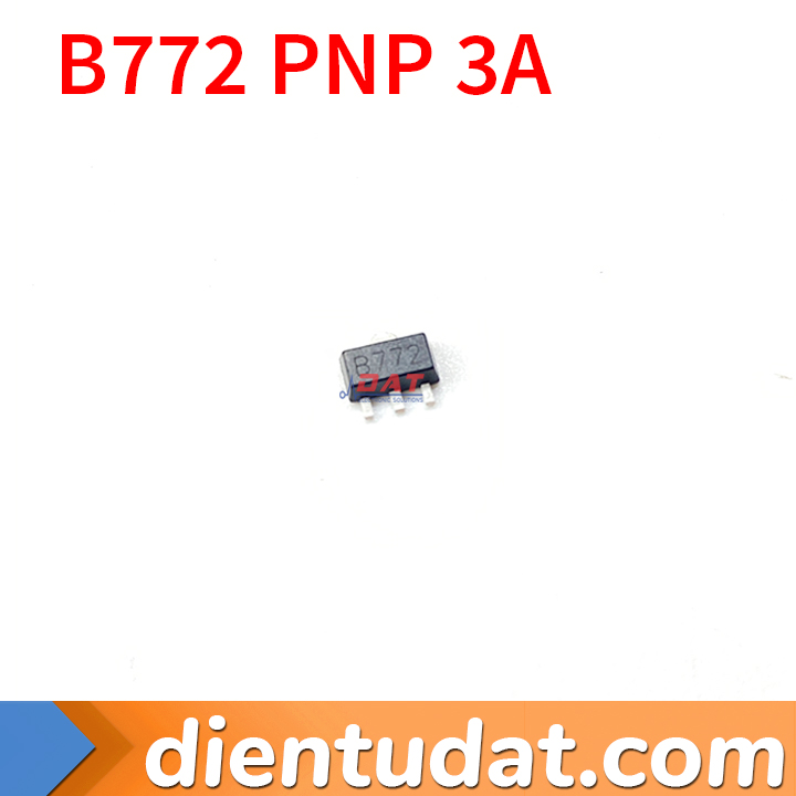 Transistor PNP B772 2SB772 3A 30V SOT-89