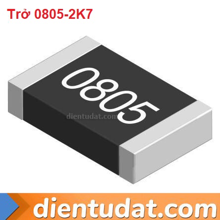 Điện Trở Dán 2K7 0805 SMD 5% - Mã 272